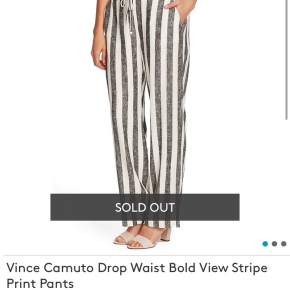 Vince Camuto Drop Waist Pants **MOVING SALE EVERYTHING MUST GO** - Picture 3 of 6